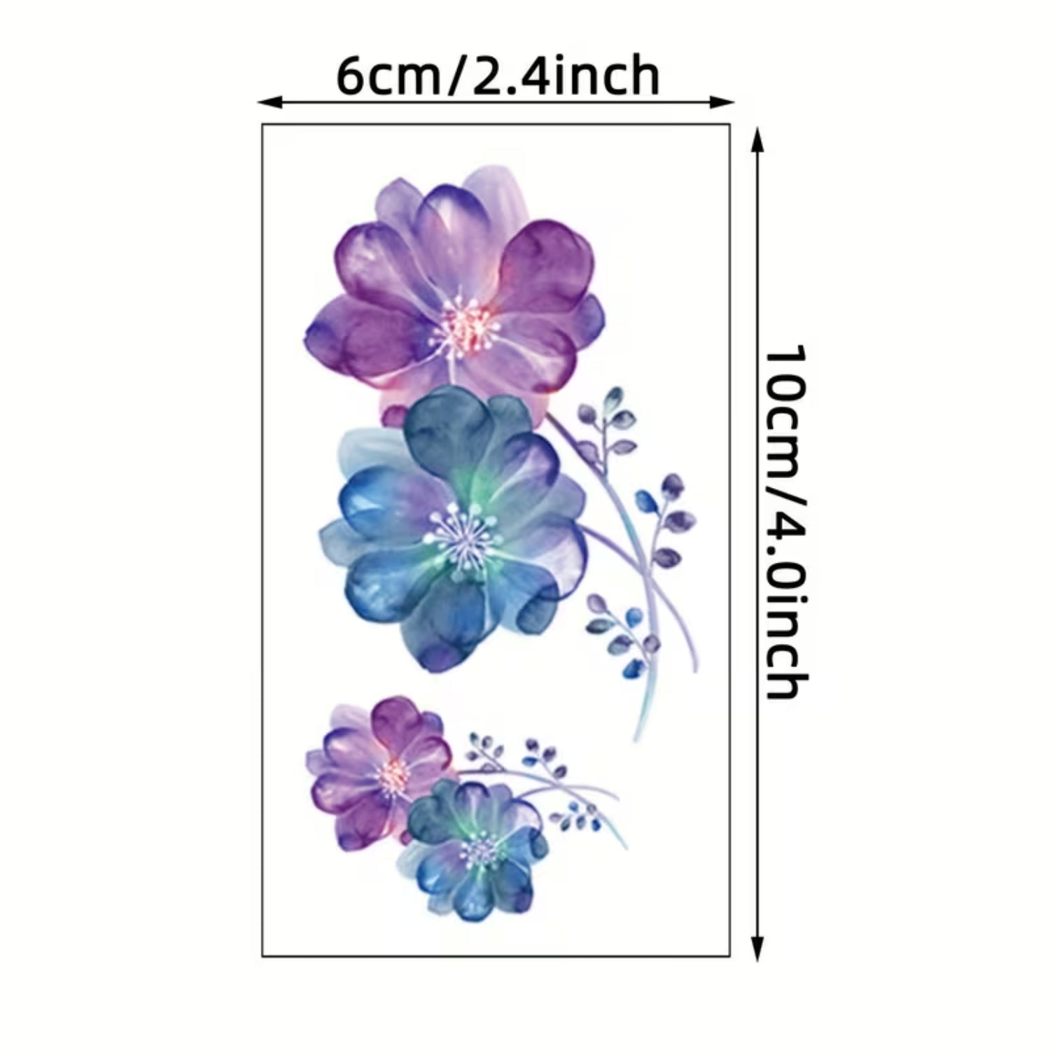 30pcs Trendy Floral Tattoo Sets, safe exquisite small temporary tattoos to elevate party vibes festival outfits and everyday subtle body aesthetics