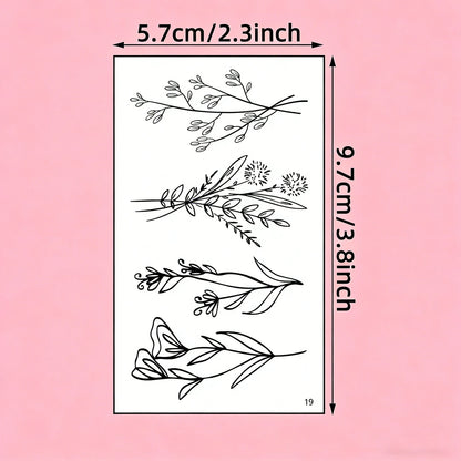 【Sweet Heart Star Party】30 Sheets Heart Butterfly Star Party Tattoos
